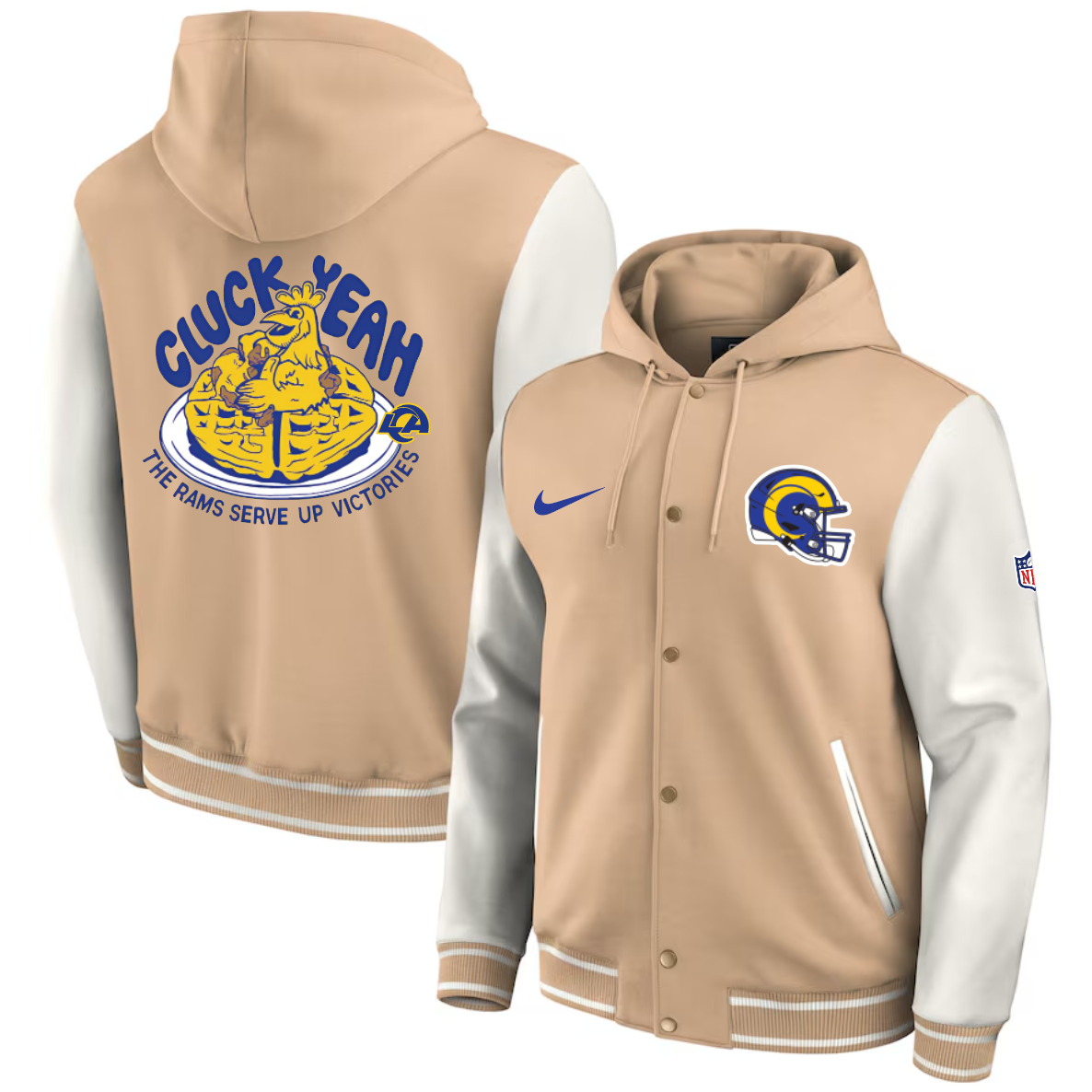 Men 2025 NFL Los Angeles Rams jacket syle 1->nfl jacket->Sports Accessory